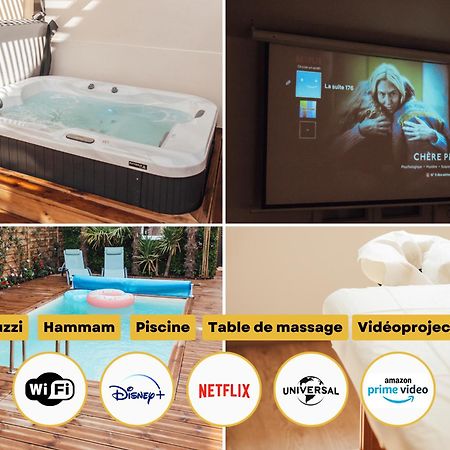La Suite 176 - Piscine Privee, Spa, Hammam A แร็งส์ ภายนอก รูปภาพ