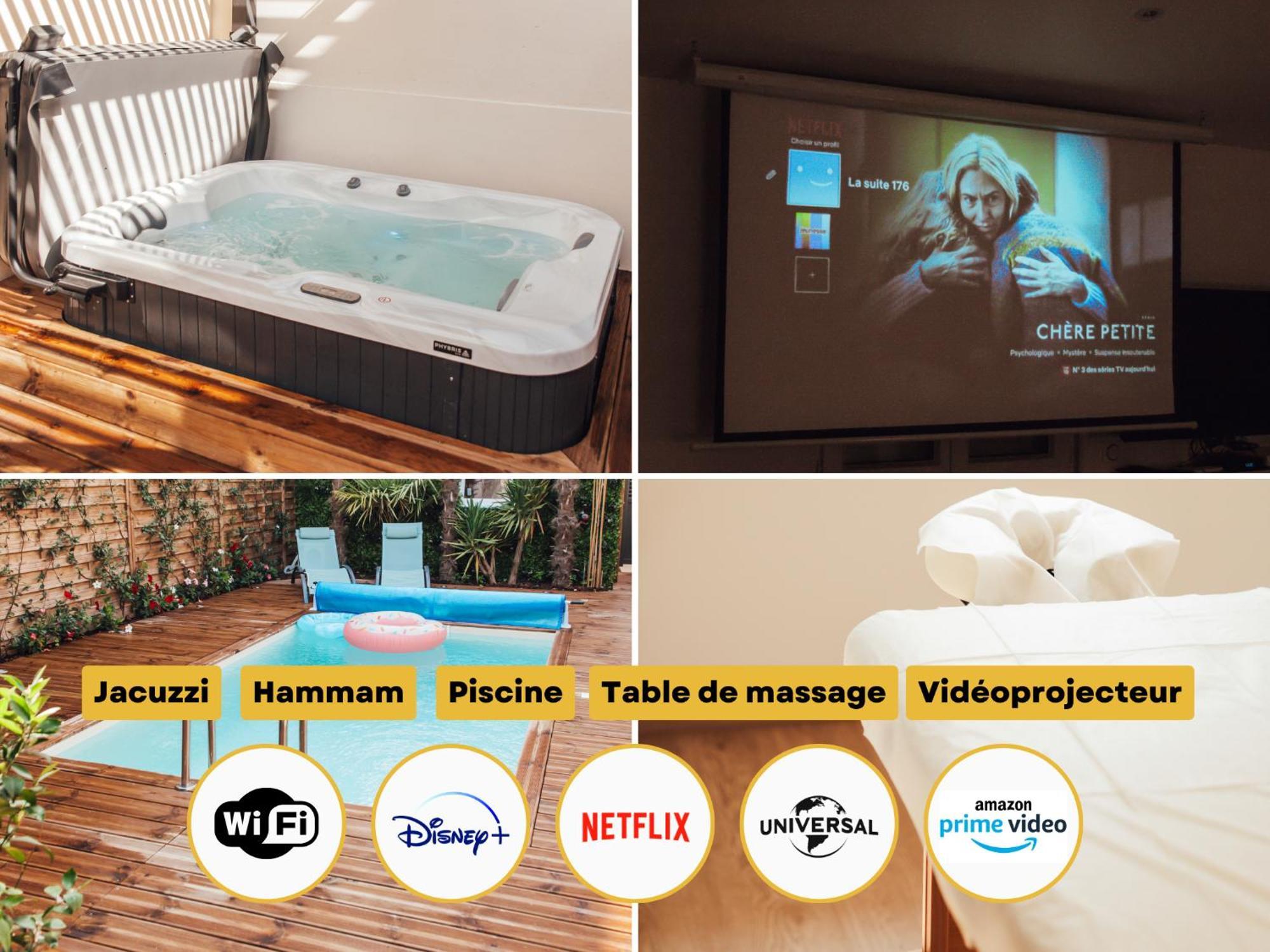 La Suite 176 - Piscine Privee, Spa, Hammam A แร็งส์ ภายนอก รูปภาพ